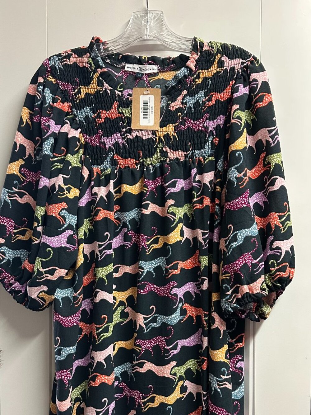 Michelle McDowell Cheetah Dress (Medium)